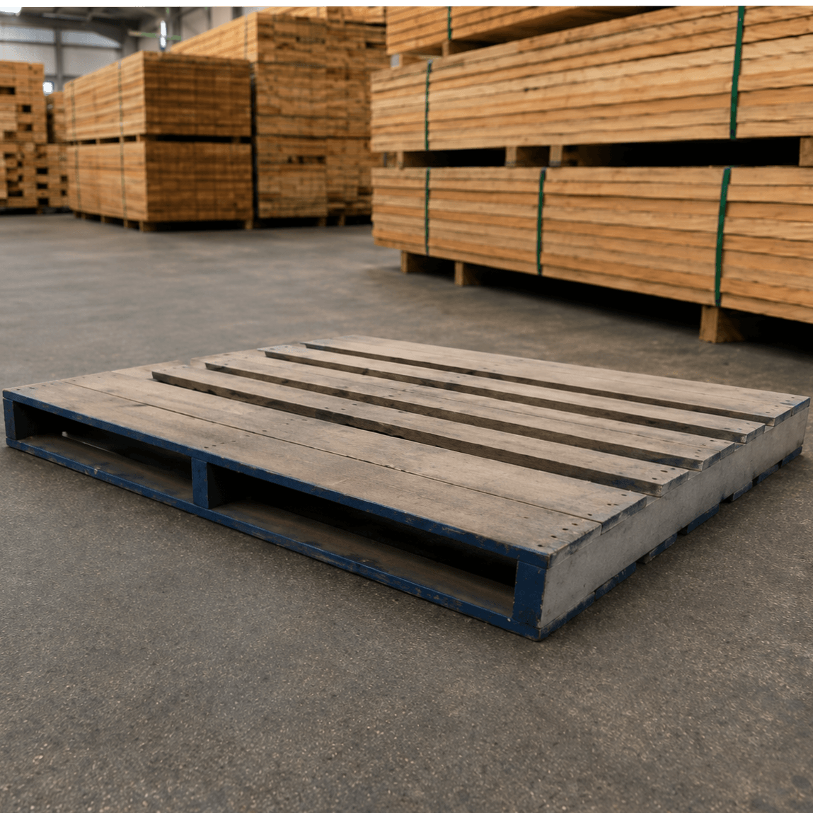 Recycled Timber Pallet 1400 x 1100mm - Bearer Style